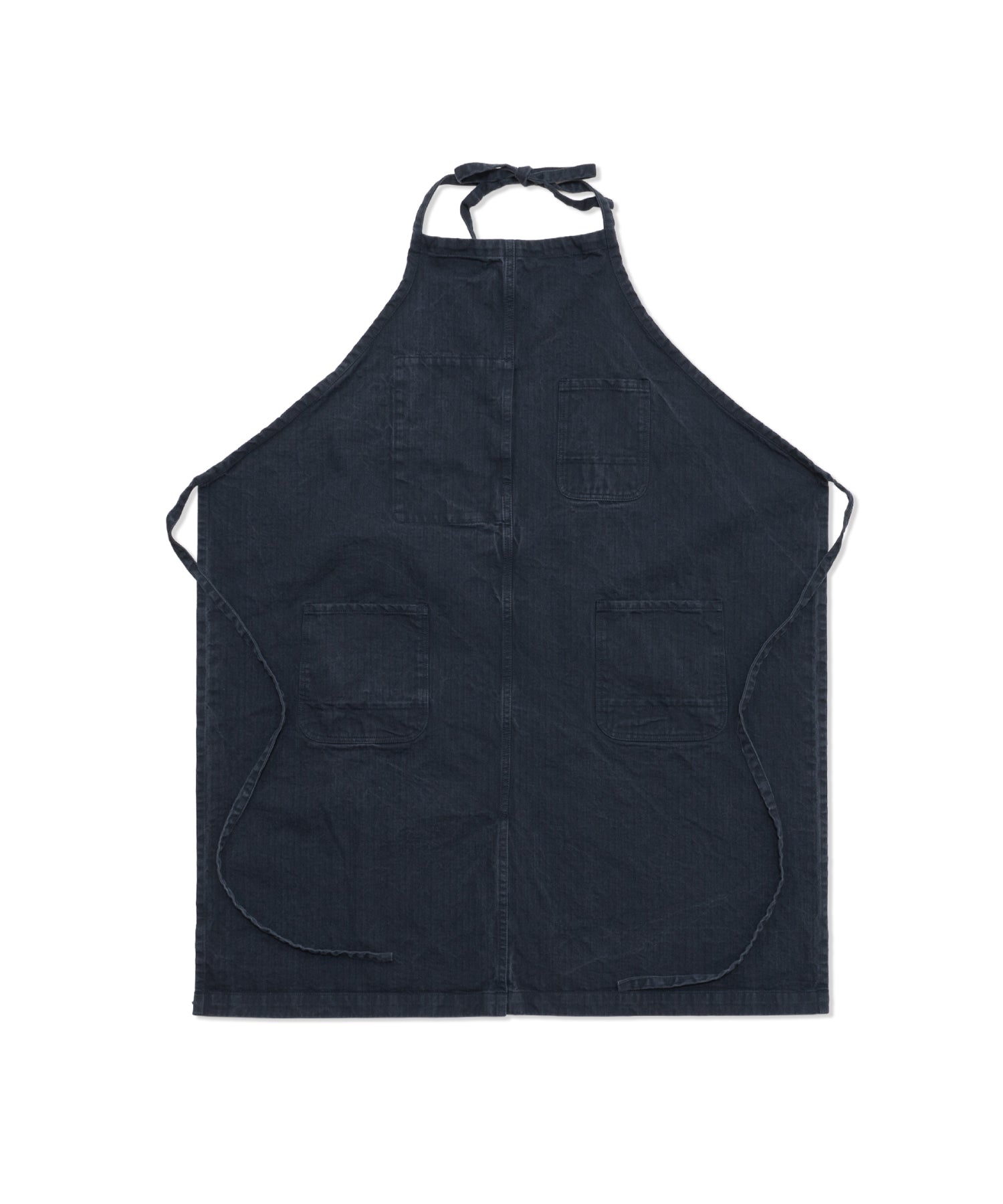 FRENCH WORK APRON - フレンチワークエプロン 日本製 ヘリンボーン